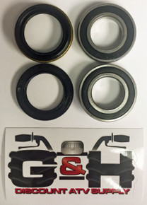 Front Wheel Axle Tube Bearing & Seal Kit for 1995-2009 Yamaha YFM 350FX 350X Wolverine 2x4 4x4