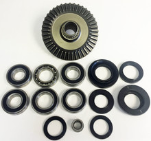 Rear Differential Ring Gear & Complete Rear Bearing and Seal Kit for 2005-2014 Honda TRX 500 Rubicon *FREE U.S. SHIPPING*