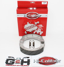 QUALITY WATER GROOVED REAR BRAKE SHOES & SPRINGS for the 1996-1999 Yamaha YFM 350 Big Bear 2x4 4x4  ATVs