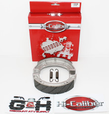 WATER GROOVED REAR BRAKE SHOES & SPRINGS for 1998-2001 Yamaha YFM 600 Grizzly