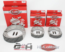 WATER GROOVED REAR BRAKE SHOES /& SPRINGS for 2002-2007 Suzuki LT LTA 400 Eiger