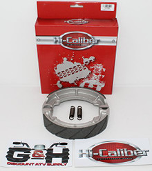 WATER GROOVED REAR BRAKE SHOES & SPRINGS for the 1986-2004 KLF 300 2x4 Bayou ATVs