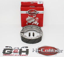QUALITY WATER GROOVED REAR Brake Shoes +Springs for the Kawasaki KLF 110 4X4 Mojave and KLT 110 160 185 3-wheelers