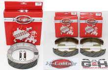QUALITY WATER GROOVED Front & Rear Brake Shoes & Springs Set for 1996-1998 Yamaha YFM 350 Big Bear 2x4 & 4x4 ATVs