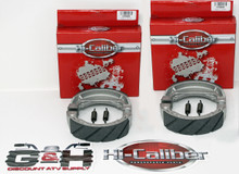 (2 SETS) Quality WATER GROOVED Front Brake Shoes & Springs for the 2007-2009 Suzuki LTZ 90 LT Z90 Quadsport Four-wheelers
