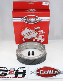WATER GROOVED REAR BRAKE SHOES & SPRINGS SET for the 1985-1987 Honda TRX 250 Fourtrax ATVs