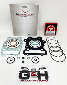 Shindy Piston Rings and Top End Gasket Kit for the 1988-2000 Honda TRX 300 Fourtrax 4-wheel vehicles