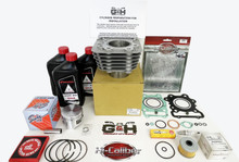 NEW QUALITY MACHINED Cylinder Top End Rebuild Kit for the 1988-2000 Honda TRX 300 Fourtrax FW 4x4 & 2x4 four-wheelers: CYLINDER, PISTON KIT, GASKET KIT, OIL FILTER, SPARK PLUG, HONDA OIL