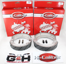WATER GROOVED REAR BRAKE SHOES /& SPRINGS for 2002-2008 Yamaha YFM 80 Raptor ATVs