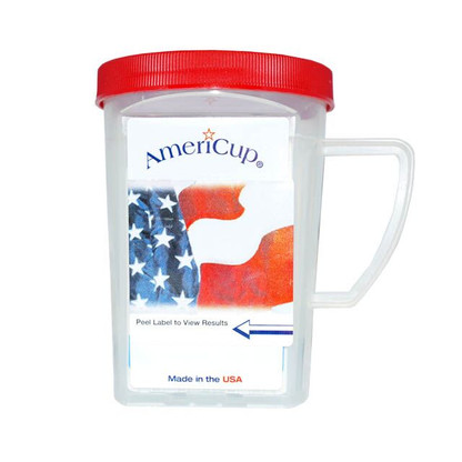 The Ten Panel AmeriCup Drug Test is a self-contained drug testing urinalysis-screening device that can detect the presence of any of the drug metabolites in minutes, using NIDA cutoff levels. The Ten panel AmeriCup is excellent to be used in the workplace, correctional, clinical and at home.