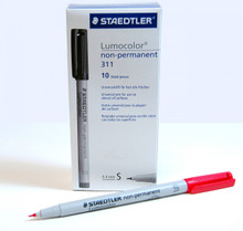 Pen: Staedtler Fiber Tip Pen, Red, 10 pack