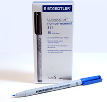 Pen: Staedtler Fiber Tip Pen, Blue, 10 pack