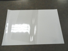 Document Carrier Arch Size White Back (Clear Front 2mil, Back 3mil)