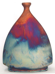 056 - Flat Bottle Vase