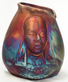 159 - African Woman Vase w/o  Hair