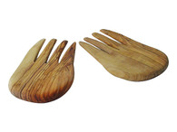 Organic Olive Wood Serving Hands