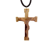 Olive Wood Cross Pendant.(1.6 inches in Height)