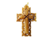 Olive Wood Cross Pendant.(1.5 inches in Height)