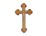 Olive Wood "The Cross Of The Fourteen Stations™" W/Crucifix. (5 inches in Height)