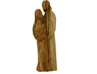Olive Wood Always Together Family ™ Sculpture (9 inches in Height)