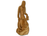 Olive Wood Silent Night ™ Sculpture (8 inches in Height)