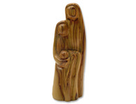 Olive Wood Love & Peace Family ™ Sculpture (6 inches in Height)