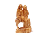 Olive Wood Flight To Egypt™ Sculpture (6 inches in Height)