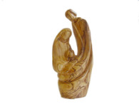 Olive Wood Love & Happiness ™ Sculpture (7 inches in Height)