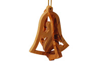 Olive Wood Angel Ornament.