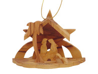 Olive Wood Star Of Bethlehem Nativity