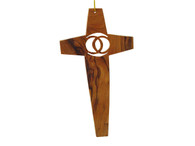 Wedding Cross Ornament