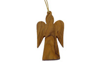 Olive Wood Angel Ornament (3 inches in Height)