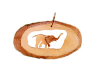 Olive Wood Ornament - Elephant