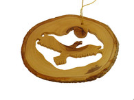 Olive Wood Ornament - Eagle