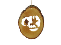 Olive Wood Noah's Dove Ornament.