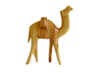 Olive Wood Camel With Water Jars. (4.5 inches in Height)