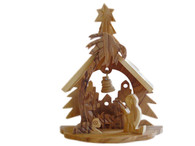 Olive Wood The House Of Christmas ™ (5 inches in Height)