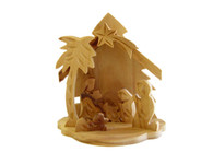 Olive Wood Christmas Tree Nativity ™ (3.5 inches in Height)