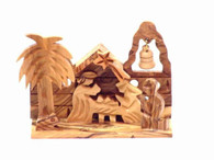 Olive Wood Christmas Village ™ (3 inches in Height)
