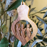 Olive Wood Three Kings Ornament
