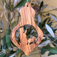 Oilve Wood Shepherd Ornament small