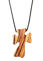 Olive Wood Cross Pendant. (2 inches Height) WA-35