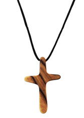 Olive Wood Cross Pendant. (2 inches Height) WA-36