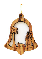 Bethlehem Olive Wood Shepherd Ornament (LZO-125)