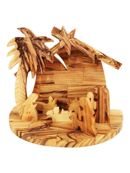 Olive Wood Nativity Set