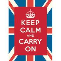 Keep Calm and Carry On Decorative Decoupage Paper Poster
