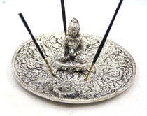 It is approximately 4 Inches wide incense burner - Please insert the incense stick straight into the holes of the burner so that the ash falls properly inside the incense burner.