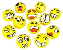 Emoji face stress balls