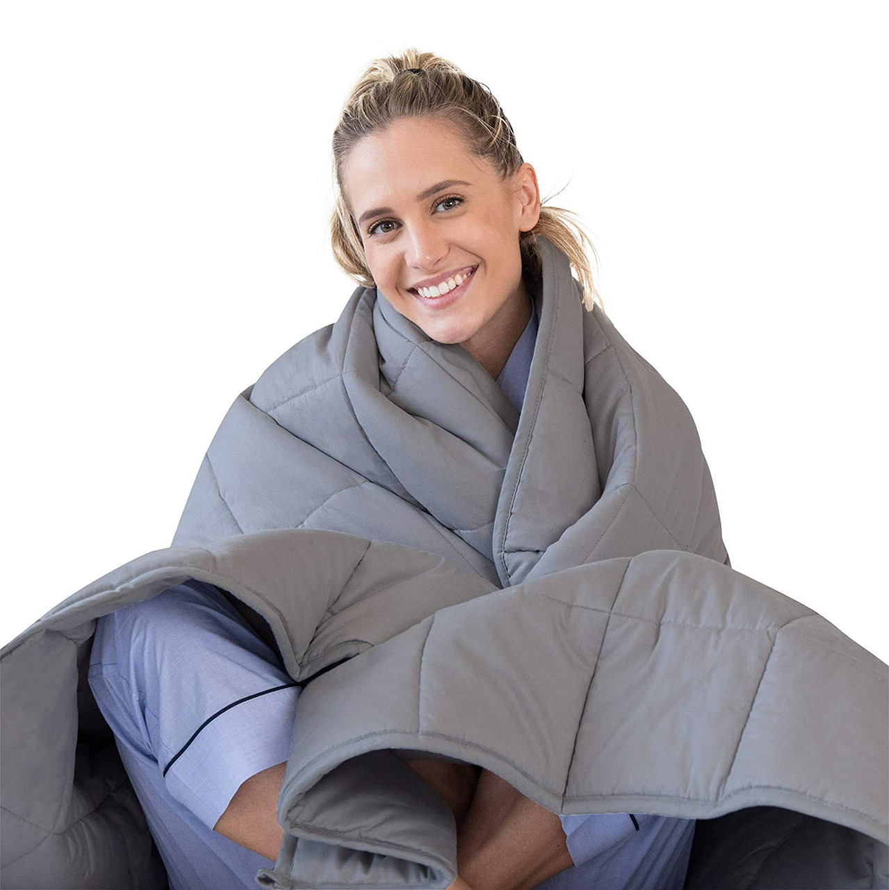 LUNA Weighted Blanket For Hot And Cold Sleepers - TheAnxietyStore.com