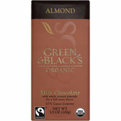 Green & Black's Organic Milk Chocolate Bar with Whole Almonds, 3.5 Ounce
